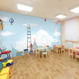 3D Elephant and Rabbit L521 Papier peint amovible Papier peint auto-adhésif Extra Large Peel & Stick Papier peint Papier peint Mural AJ WALLPAPERS