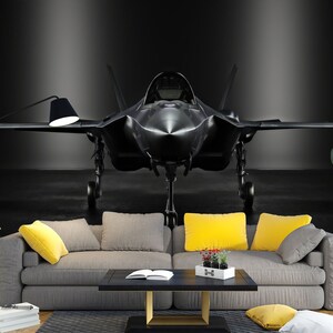 3D Avión Transporte L1840 Papel pintado removible Papel pintado autoadhesivo Papel pintado extra grande Peel & Stick Papel pintado Mural AJ WALLPAPERS