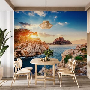 3D Deep Blue Sea L1642 Abnehmbare Tapete selbstklebende Tapete Extra große Peel & Stick Wallpaper Wallpaper Wandbild AJ HINTERGRUNDBILDER