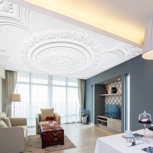 3D Ocean Wave CA432 Ceiling Wallpaper Removable Self Adhesive Etsy