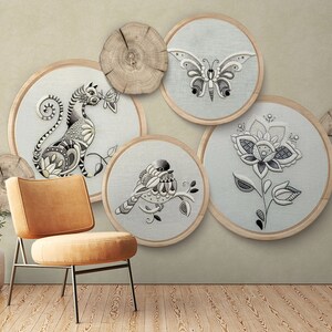 3D Animal Art Design L1539 Papel pintado removible Papel pintado autoadhesivo Papel pintado extra grande Peel & Stick Papel pintado Mural AJ WALLPAPERS