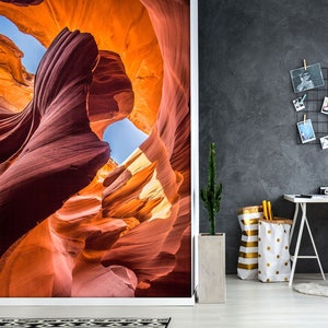 3D Nature Canyon R6057 Verwijderbaar Behang Zelfklevend Behang Extra Grote Peel &Stick Wallpaper Wallpaper Mural AJ WALLPAPERS