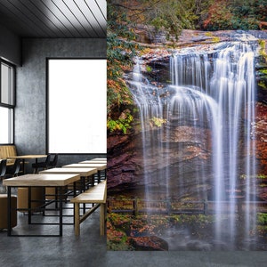 3D Dreamy Nature Waterfall A4319 Papel pintado extraíble Papel pintado autoadhesivo Big Peel & Stick Wallpaper Wallpaper Mural Beth Sheridan