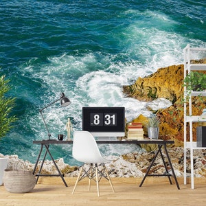 3D Sea Reef Art R6556 abnehmbare Tapete selbstklebend Tapete extra groß Peel & Stick Tapete Tapete Wandbild AJ WALLPAPERS