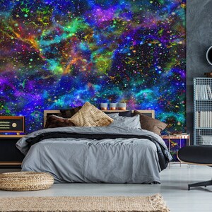 3D Romantische Galaxy R6023 abnehmbare Tapete selbstklebend Tapete extra groß Peel & Stick Tapete Tapete Wandbild AJ WALLPAPERS