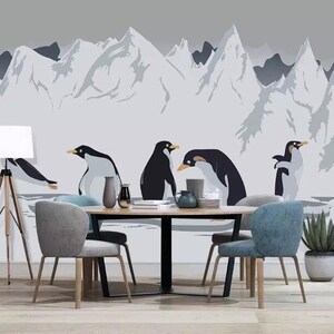 3D snow Mountain A2638 Removible Wallpaper Self Adhesive Wallpaper Extra Large Peel & Stick Wallpaper Mural AJ WALLPAPERS