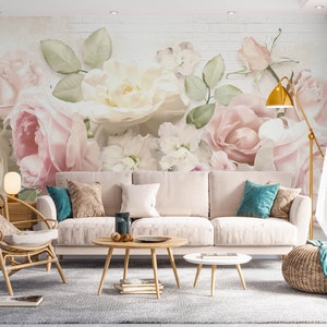 3d elegante flores l2623 papel de parede removível auto adesivo extra grande casca & vara papel de parede mural aj papéis de parede