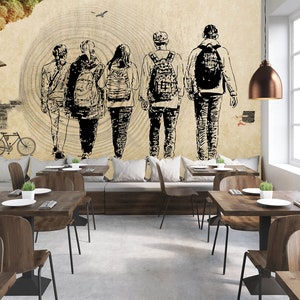 3D Forever Young R1471 Verwijderbaar Behang Zelfklevend Behang Extra Grote Peel &Stick Wallpaper Wallpaper Mural AJ WALLPAPERS