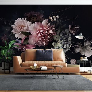 3D Roze Bloem Charm R4955 Verwijderbaar Behang Zelfklevend Behang Extra Grote Peel &Stick Wallpaper Wallpaper Mural AJ WALLPAPERS