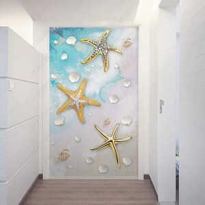 3D mar flor agua A1789 fondo de pantalla extraíble autoadhesivo papel pintado extra grande peel & Stick Wallpaper Mural AJ WALLPAPERS