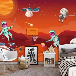 3D Cartoon Style MMM36 Sfondo rimovibile Auto Adesivo Extra Large Peel & Stick Wallpaper Mural AJ WALLPAPERS
