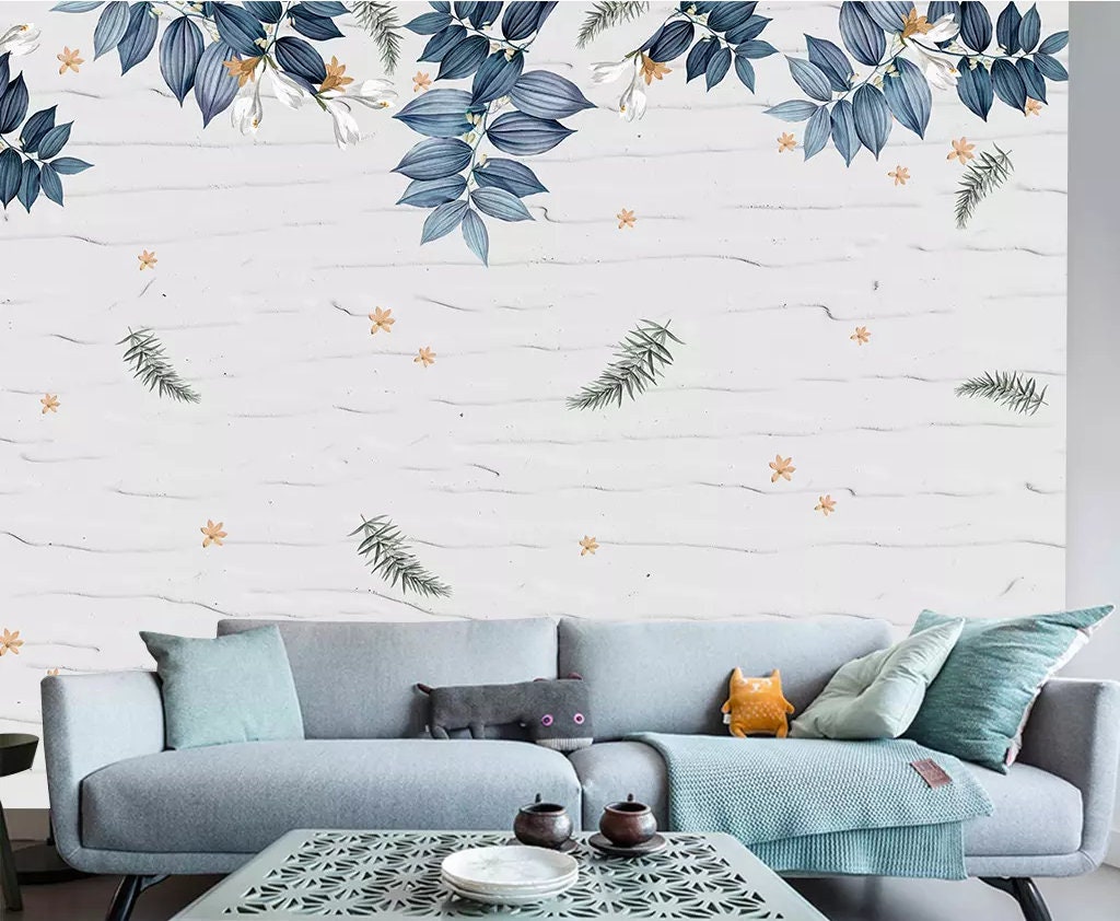 Details about / 3D Art Leaves M373 Wallpaper Wall art Self Adhesive Removable Sticker Amy show original title