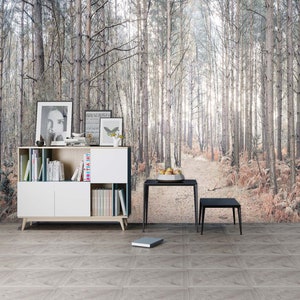 3D Winter High Forest A8037 abnehmbare Tapete selbstklebend Tapete große Peel & Stick Tapete Tapete Wandbild Assaf Frank