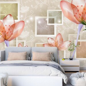3D Traumblumen L2330 abnehmbare Tapete selbstklebende Tapete Extra große Peel & Stick Wallpaper Wallpaper Wandbild AJ HINTERGRUNDBILDER