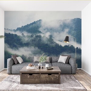 3D Wald L2024 Abnehmbare Tapete Selbstklebende Tapete Extra Großes Wandbild zum Abziehen und Aufkleben AJ WALLPAPERS