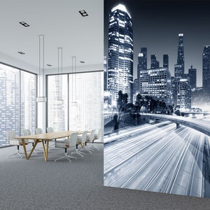 3D City Time L134 Papel pintado extraíble Papel pintado autoadhesivo Extra grande Peel & Stick Papel tapiz Papel tapiz Mural AJ WALLPAPERS