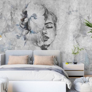 3d beleza pintura l2640 papel de parede removível auto adesivo extra grande casca & vara papel de parede mural aj papéis de parede
