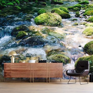 3D Nature's Green Moss L1222 Papel pintado extraíble Papel pintado autoadhesivo Extra grande Peel & Stick Papel tapiz Papel tapiz Mural AJ FONDOS DE PANTALLA
