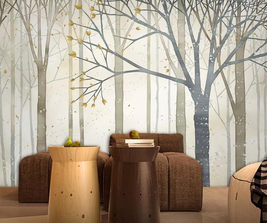 3D Forest E423 Removable Wallpaper Self Adhesive Wallpaper Extra Large ...