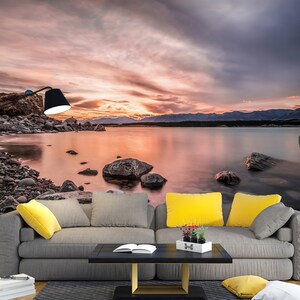3D Calm Lake L1568 Papel pintado removible Papel pintado autoadhesivo Papel pintado extra grande Peel & Stick Papel pintado Mural AJ WALLPAPERS