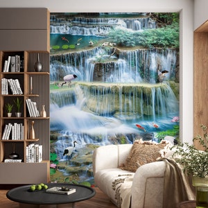 3D Nature Water Art L1089 Papel pintado removible Papel pintado autoadhesivo Extra grande Peel & Stick Wallpaper Mural AJ WALLPAPERS
