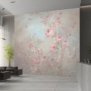 3D Sanfte Aquarell Pfingstrose Blume A4173 abnehmbare Tapete selbstklebend Tapete große Schale & Klebetapete Tapete Wandbild Debi Coules