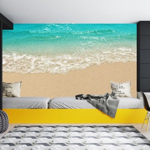 3D Green Sea Dream L1771 abnehmbare Tapete selbstklebende Tapete extra groß Peel & Stick Tapete Tapete Wandbild AJ WALLPAPERS
