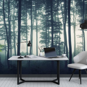 3D Geheimnisvolle Wald R6006 abnehmbare Tapete selbstklebend Tapete extra groß Peel & Stick Tapete Tapete Wandbild AJ WALLPAPERS