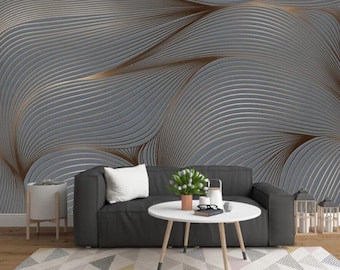 3D Negro A2599 Papel pintado extraíble autoadhesivo papel pintado extra grande Peel & Stick Wallpaper Mural AJ WALLPAPERS