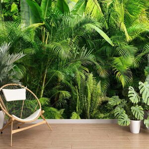 3D Grüne Blätter Sommer L2971 Entfernbare Tapete Selbstklebende Tapete Extra Groß Tapete Wandbild AJ WALLPAPERS