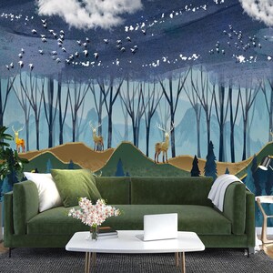 3D Tier fliegender Vogel L2373 Abnehmbare Tapete selbstklebende Tapete Extra große Peel & Stick Wallpaper Wallpaper Wandbild AJ HINTERGRUNDBILDER