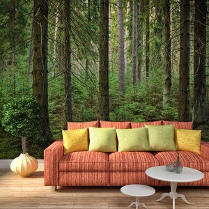 3D Üppiger Wald R11212 abnehmbare Tapete selbstklebend Tapete extra groß Peel & Stick Tapete Tapete Wandbild AJ WALLPAPERS
