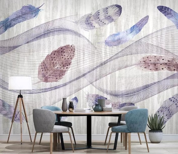 Details about / 3D Art Leaves M373 Wallpaper Wall art Self Adhesive Removable Sticker Amy show original title