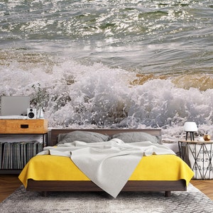 3D Sparkling Sea L1020 Abnehmbare Tapete selbstklebende Tapete Extra große Peel & Stick Wallpaper Wallpaper Wandbild AJ HINTERGRUNDBILDER