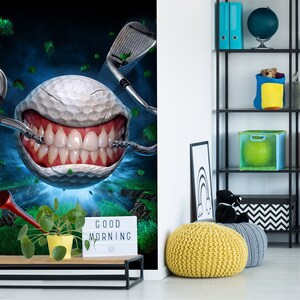 3D Denti Golf A4131 Carta da parati rimovibile Carta da parati autoadesiva Grande peel & Stick Carta da parati Carta da parati Murale Tom Wood