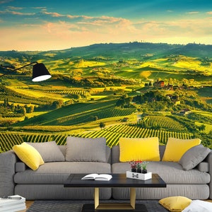 3D Green Fields L2515 Papel pintado removible Papel pintado autoadhesivo Papel pintado extra grande Peel & Stick Papel pintado Mural AJ WALLPAPERS