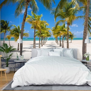 3D Sommer Strand L3054 Entfernbare Tapete Selbstklebende Tapete Extra Großes Wandbild zum Abziehen und Aufkleben AJ WALLPAPERS