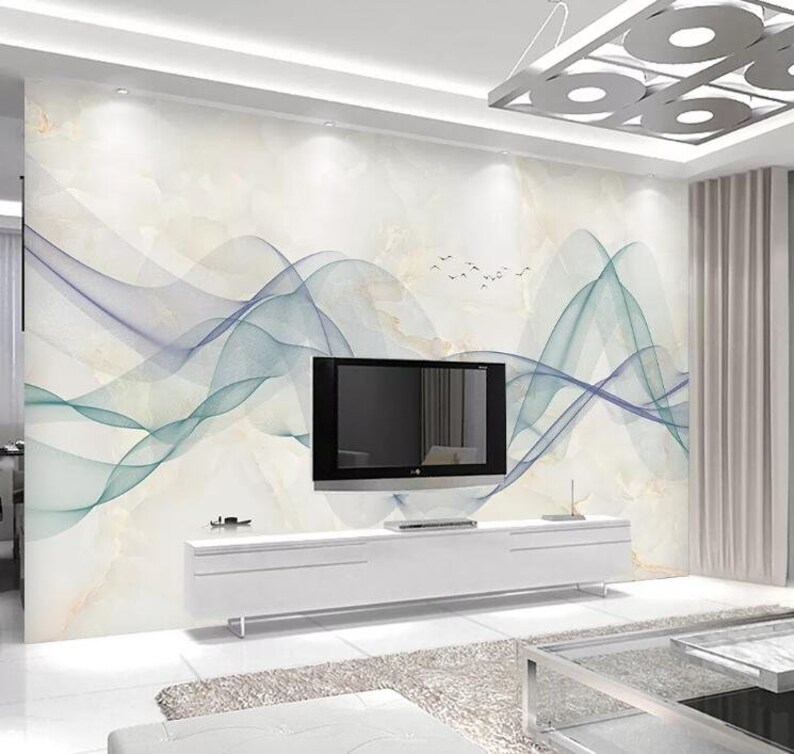 3D Color Wave A2884 Removable Wallpaper Self Adhesive Wallpaper Extra Large Peel /& Stick Wallpaper Wallpaper Mural AJ WALLPAPERS