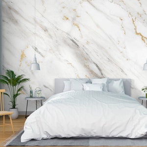 3D Mármore Branco L1151 Papel de Parede Removível Papel de Parede Autoadesivo Extra Grande Peel & Stick Papel de Parede Mural AJ PAPÉIS DE PAREDE