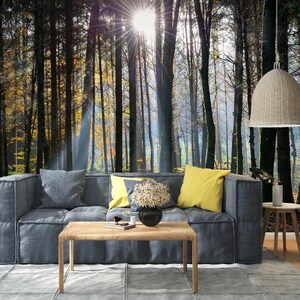 3D Floresta Pacífica L3076 Papel de Parede Removível Papel de Parede Autoadesivo Extra Grande Peel & Stick Papel de Parede Mural AJ PAPÉIS DE PAREDE