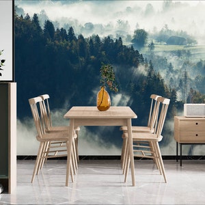 3D dichten Wald L1633 Ablösbare Tapete selbstklebende Tapete Extra große Peel & Stick Wallpaper Wallpaper Wandbild AJ HINTERGRUNDBILDER