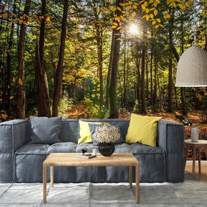 3D Peaceful Forest L2129 Ablösbare Tapete selbstklebende Tapete Extra große Peel & Stick Wallpaper Wallpaper Wandbild AJ HINTERGRUNDBILDER