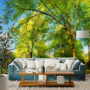 3D Cool Forest L1717 Ablösbare Tapete selbstklebende Tapete Extra große Peel & Stick Wallpaper Tapete Wandbild AJ HINTERGRUNDBILDER
