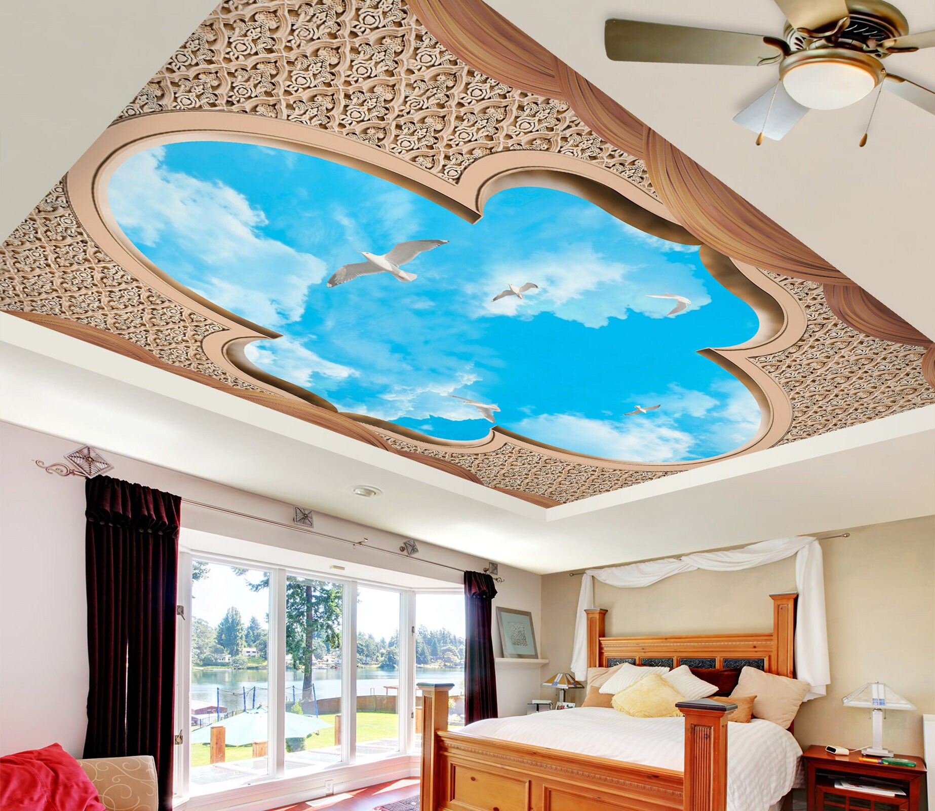 3D Sky Shape CA1085 Ceiling Wallpaper Removable Self Adhesive - Etsy Norway 3D Sky Shape CA1085 Ceiling Wallpaper Removable Self Adhesive - Etsy Norway