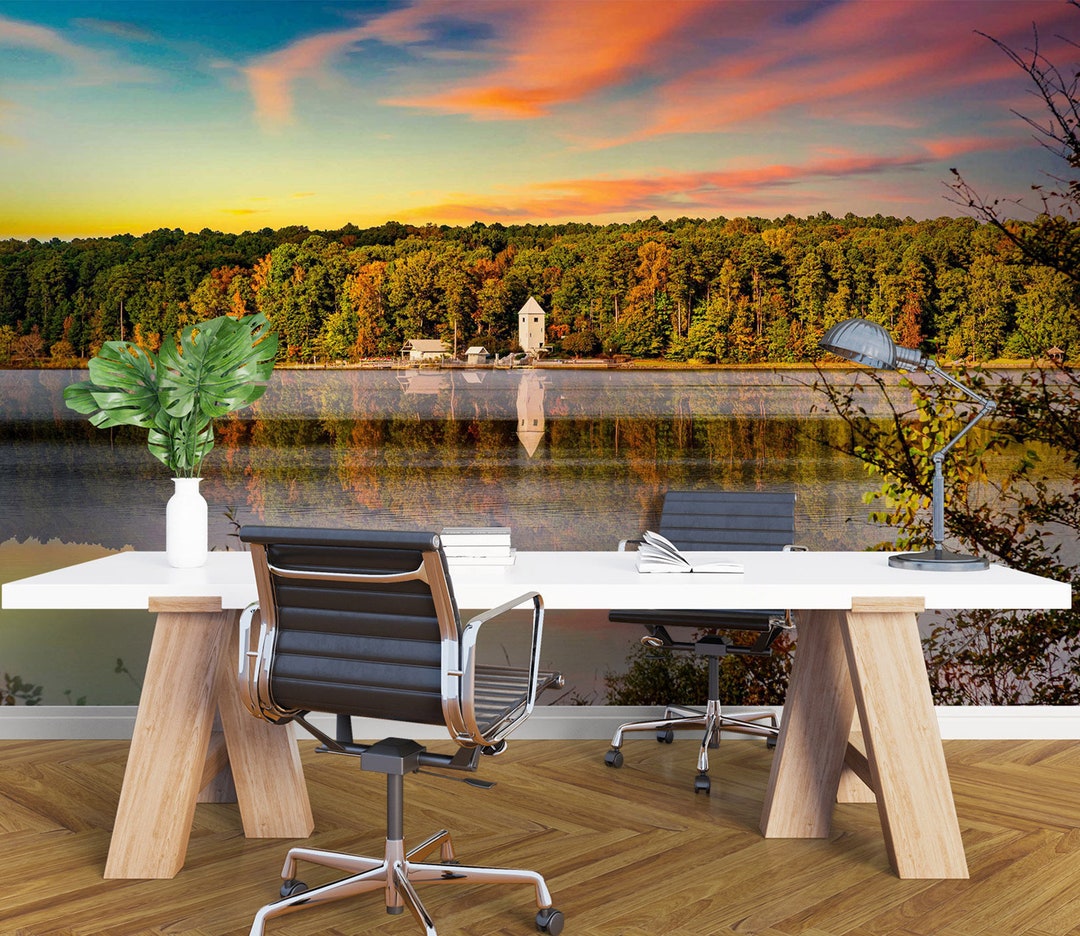 3D Lush Forest Scenery A4291 Removable Wallpaper Self Adhesive ...