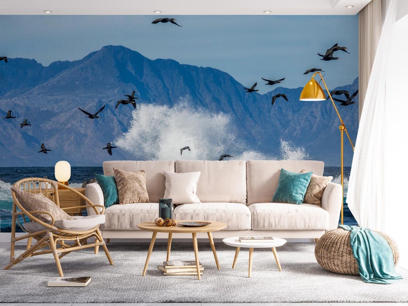 3D Animal Black Bird L2036 Removable Wallpaper Self Adhesive Wallpaper ...