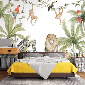 Pintura de animales 3D L2422 Papel tapiz removible Papel tapiz autoadhesivo Papel tapiz extra grande Peel & Stick Papel tapiz Mural AJ WALLPAPERS