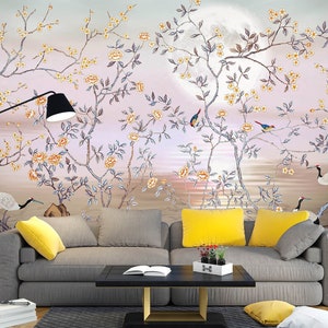3D Pequeñas Flores Amarillas L2487 Papel pintado removible Papel pintado autoadhesivo Papel pintado extra grande Peel & Stick Papel pintado Mural AJ WALLPAPERS