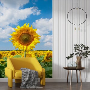 3D Favorito Girasol L1686 Papel pintado removible Papel pintado autoadhesivo Papel pintado extra grande Peel & Stick Papel pintado Mural AJ WALLPAPERS