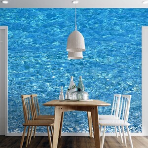 3D Nice Blue Water L1552 Papel pintado extraíble Papel tapiz autoadhesivo Extra grande Peel & Stick Papel tapiz Papel tapiz Mural AJ FONDOS DE PANTALLA